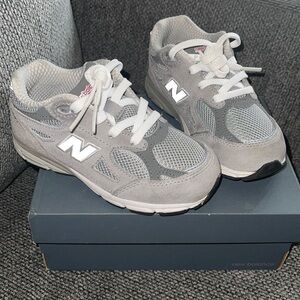Toddler Grey New Balance 990